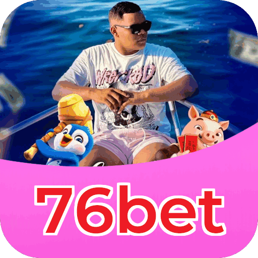 Interface do aplicativo 76bet mostrando jogos disponíveis no iOS e Android